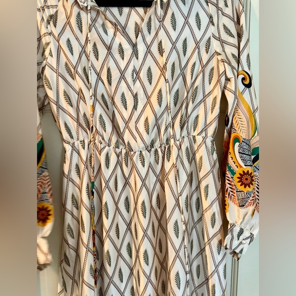 ANANY NWOT Elegant Geometric Patterned Maxi Dress, Size S - Picture 4 of 7